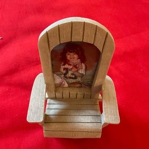 Small beach chair photo frame